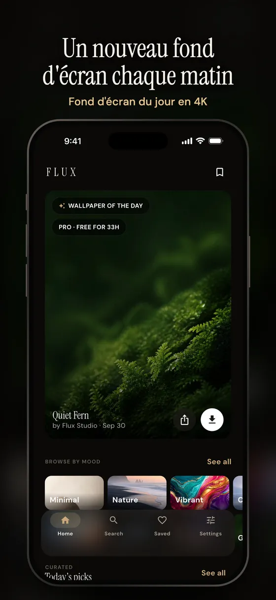 Capture 2 sur 8 de Flux Wallpapers